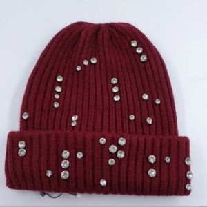 Vince Camuto Embellished Beanie Cap